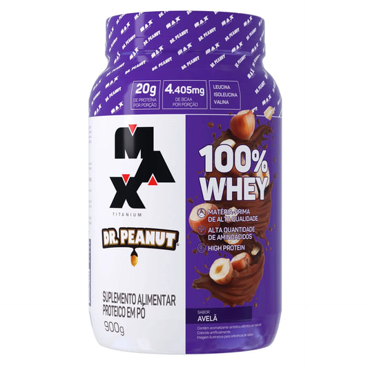 100% Whey Max Titanium x DR Peanut (900g) Max Titanium
